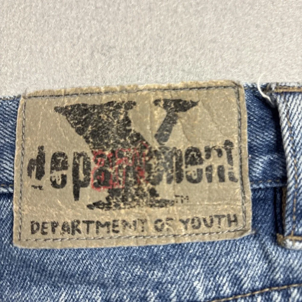 Vintage Y2K Department of Youth Denim Long Skirt Size 16 "We Got The Power" - Picture 7 of 10
